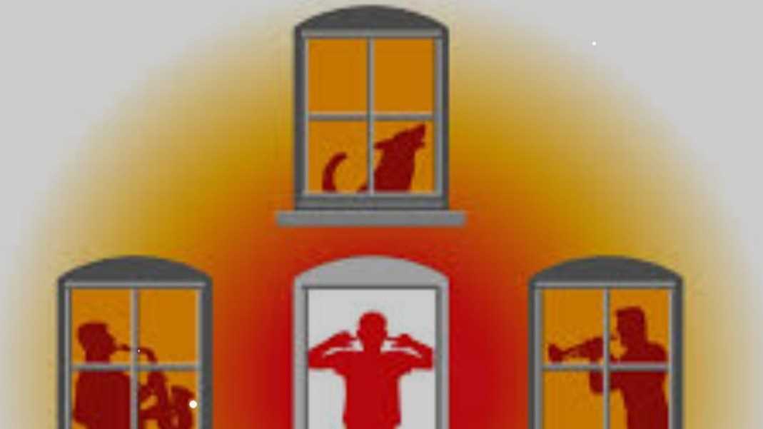 مجازت ایجاد مزاحمت توسط همسایه